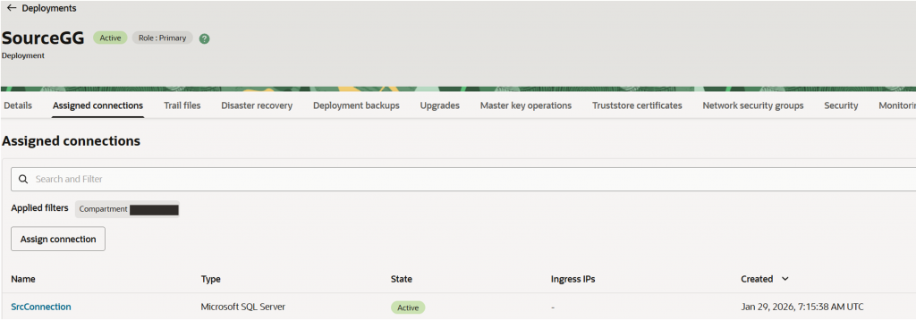 GoldenGate deployments