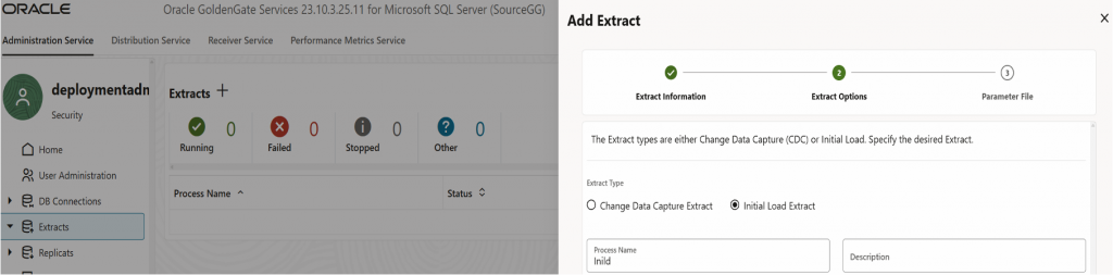 GoldenGate console - source