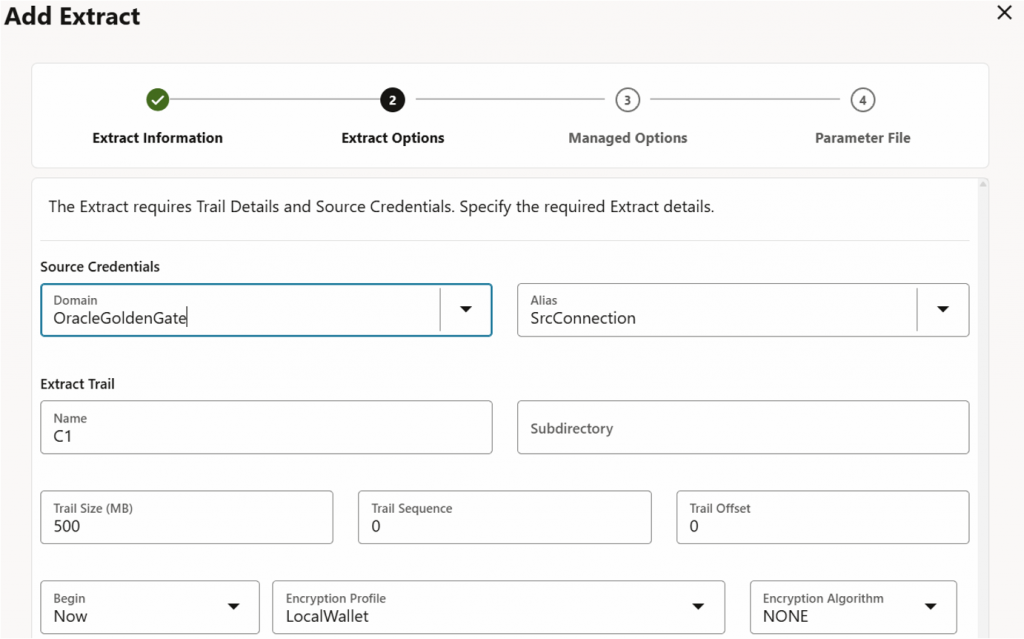 GoldenGate console - source
