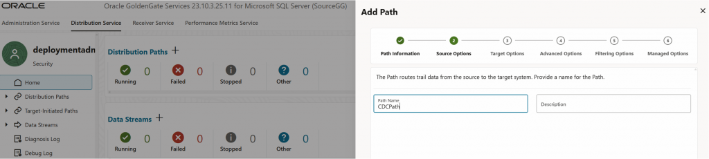 GoldenGate console - source