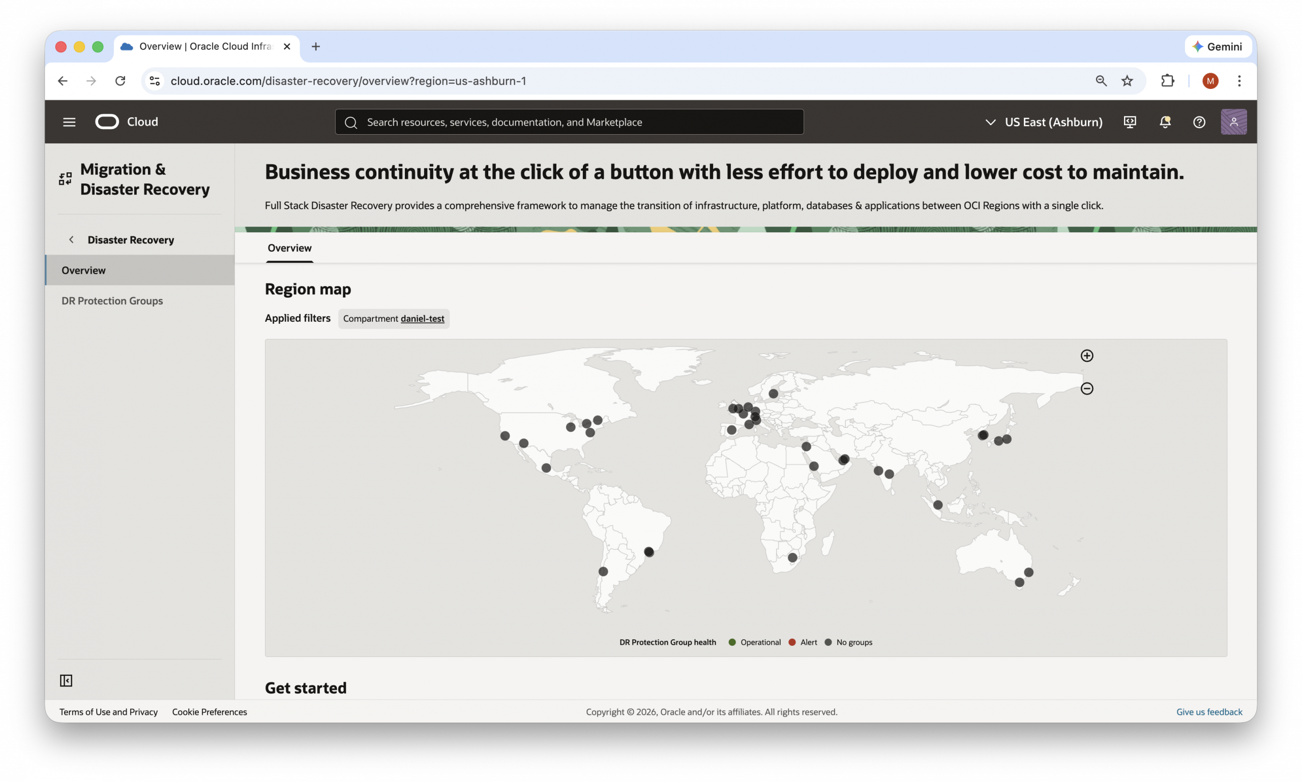 Cross-Region OCI Kubernetes Engine (OKE) Cluster Disaster Recovery with OCI Full Stack DR (FSDR)