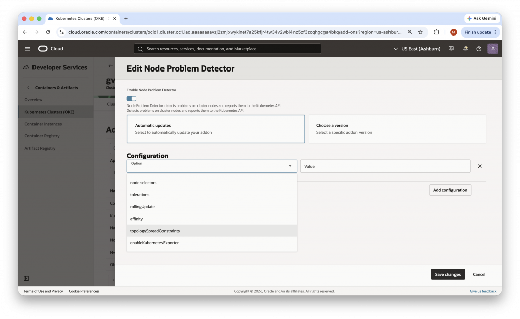 The Node Problem Detector add-on