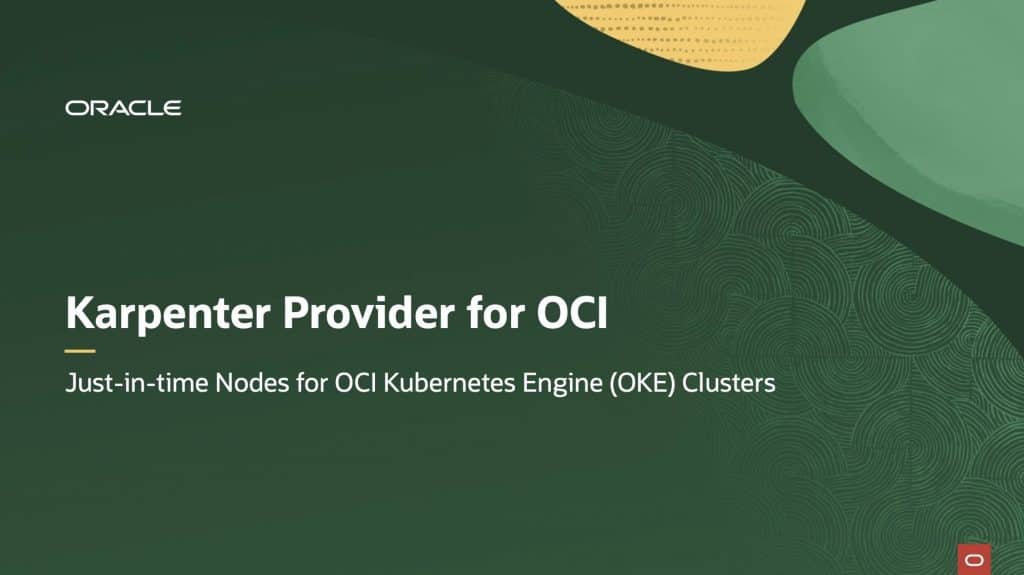 Karpenter provider for OCI for OKE
