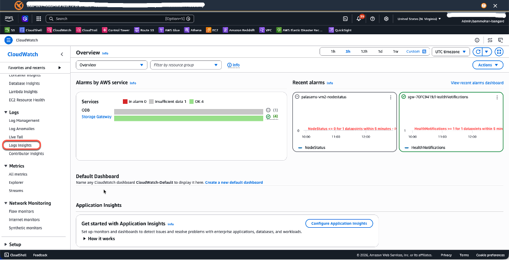 AWS Logs Insights pic1