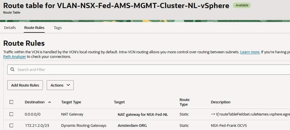 Amsterdam vSphere VLAN