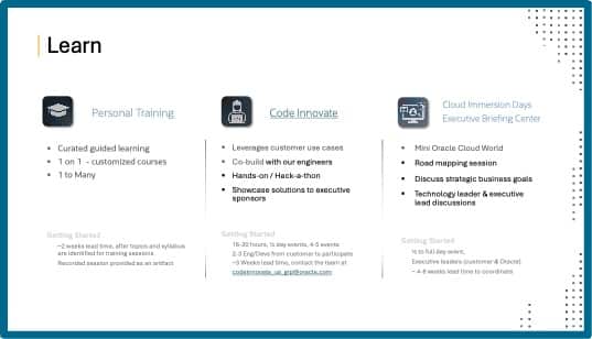 OCI Learn