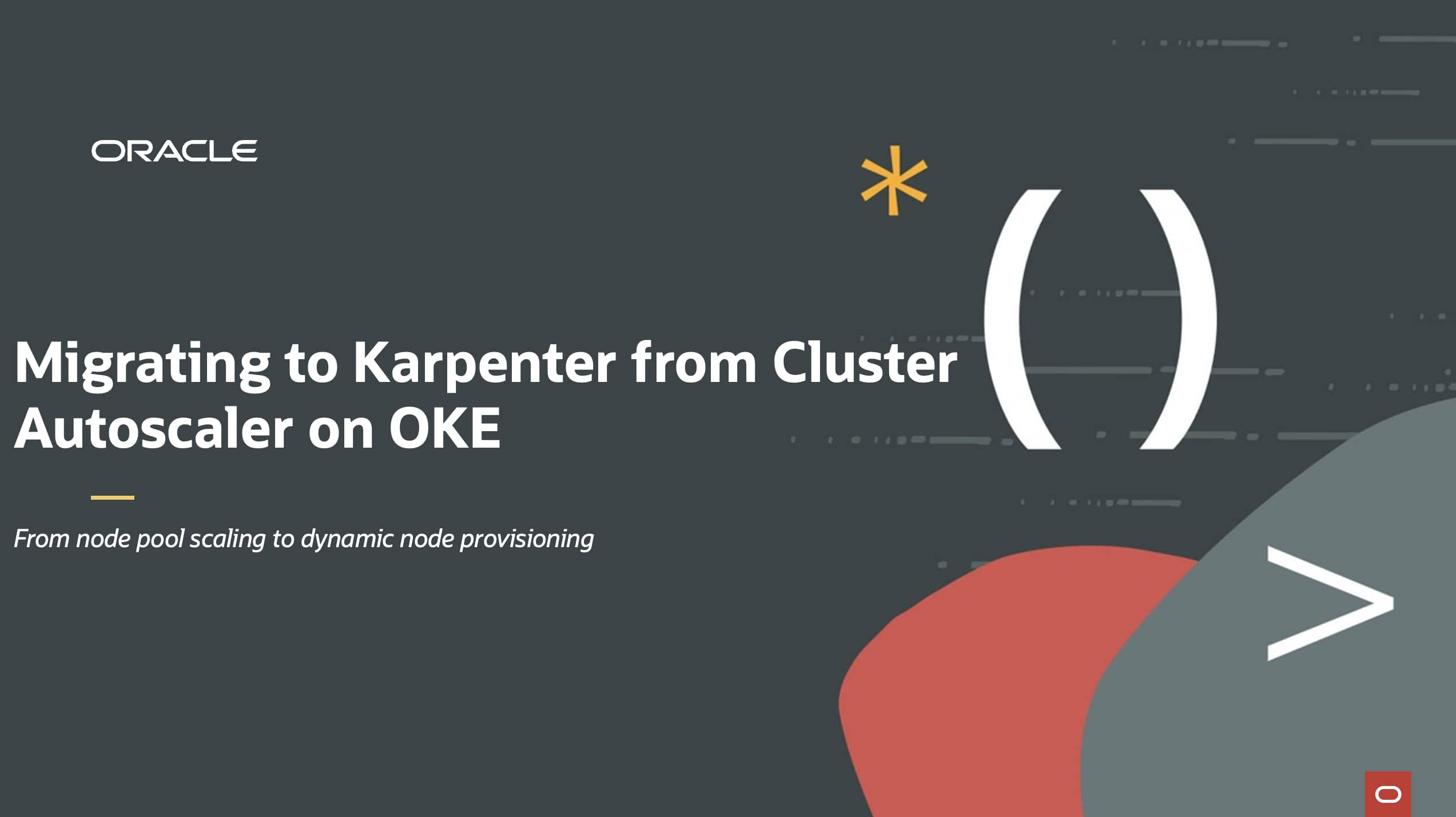 Migrating to Karpenter from Cluster Autoscaler on OKE