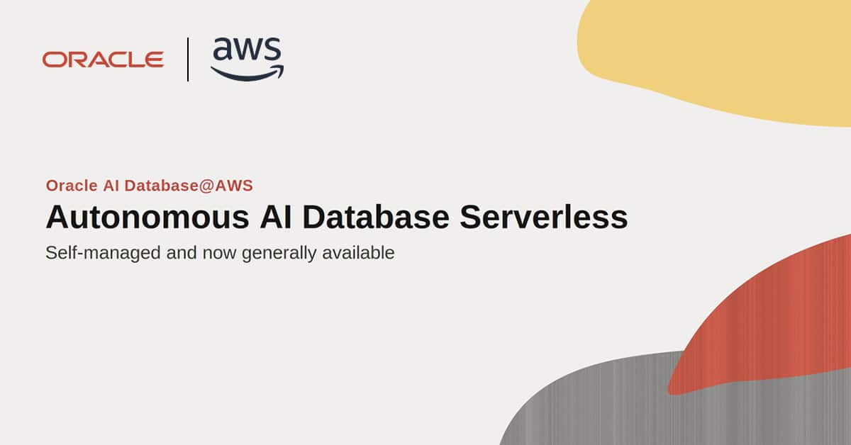 Run a Self-Managed Oracle Database in AWS with Autonomous AI Database Serverless 