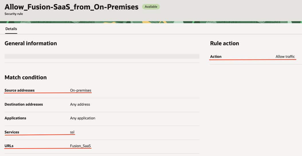 Allow from on premises