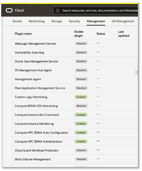 Relevant GPU plugins are automatically configured when a Compute Cluster configuration is added to a node pool 