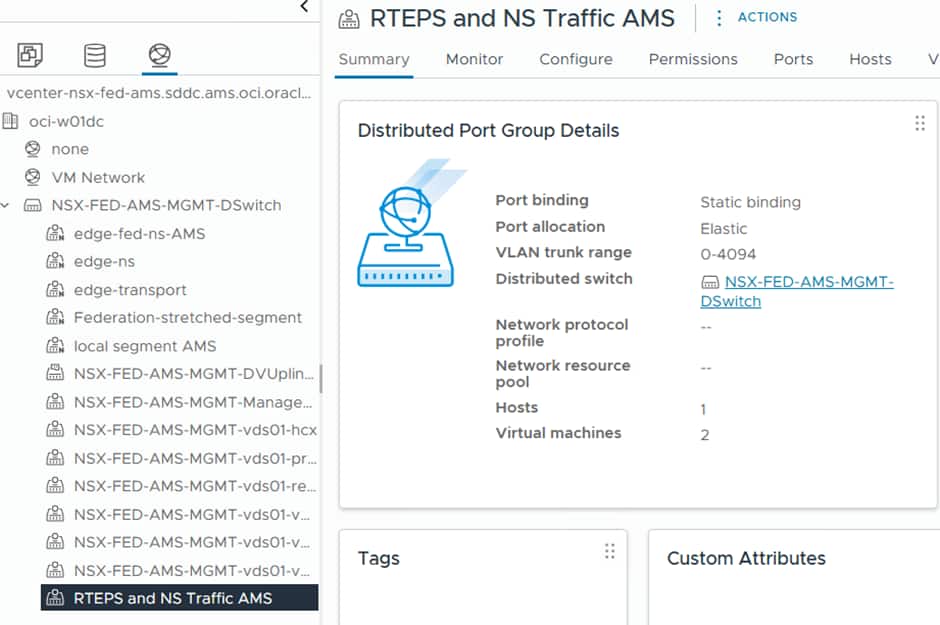 VDS in AMS