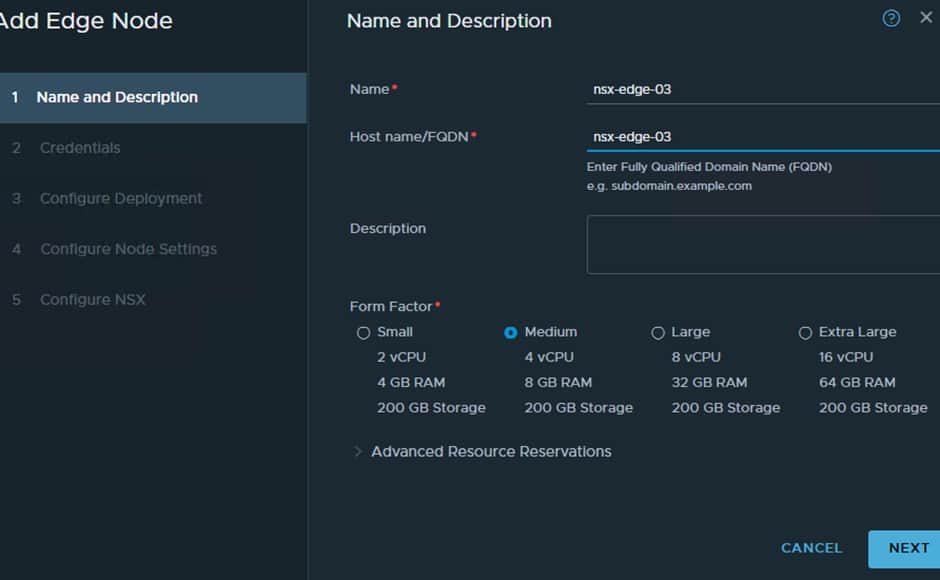 Edge Node Creation
