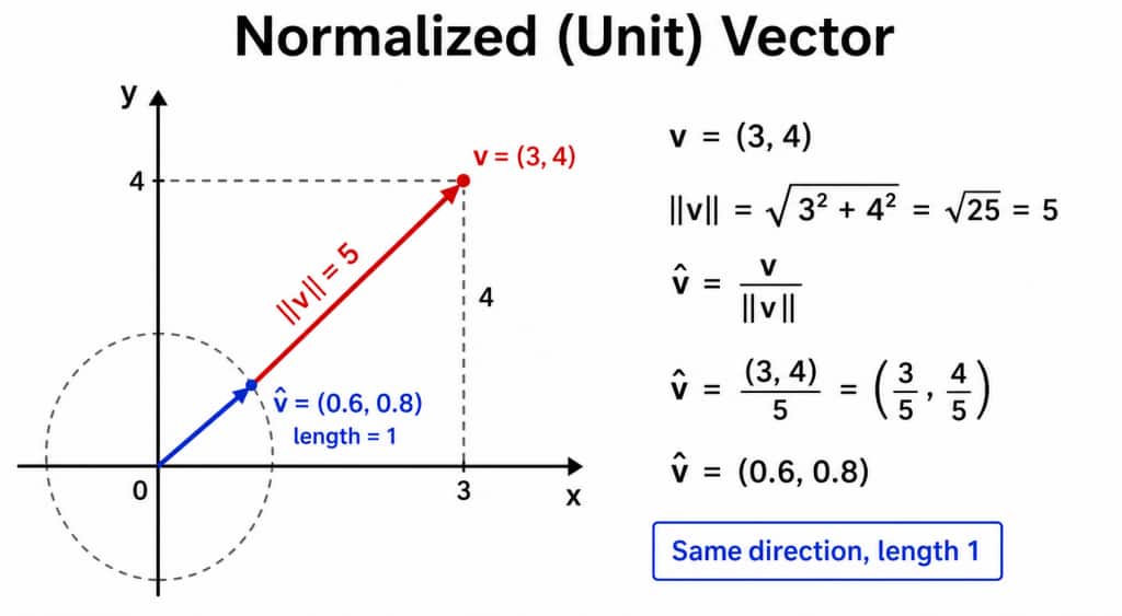 Normalized (Unit) Vector