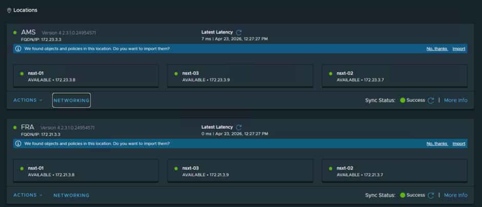 
Configure Federation Networking 