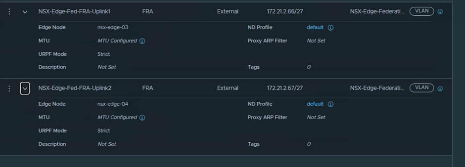 T0 Uplink Details