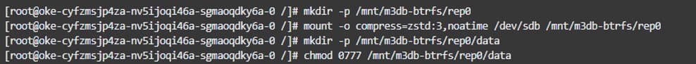 Format and Mount the Volume