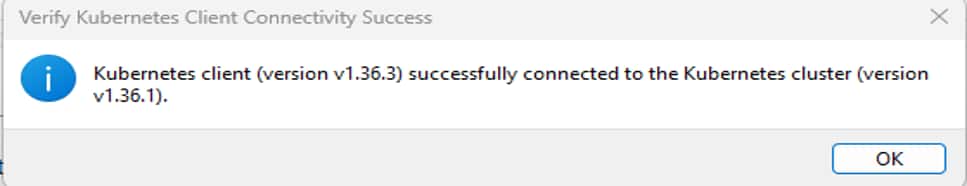Verify Connectivity
