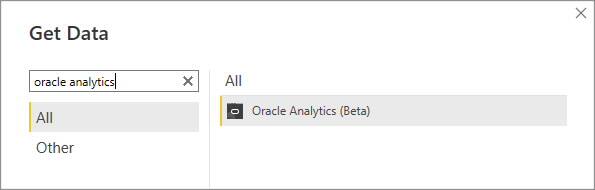 Visualize Oracle Analytics Cloud data using Power BI