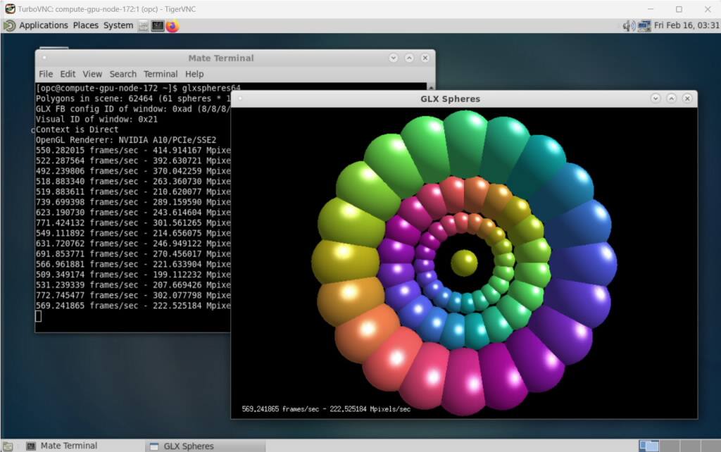 Ondemand Linuxbased GPU rendering in HPC