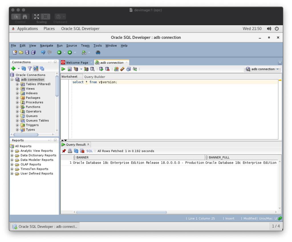 Run SQL Developer in Oracle Cloud Infrastructure and Connect to ...