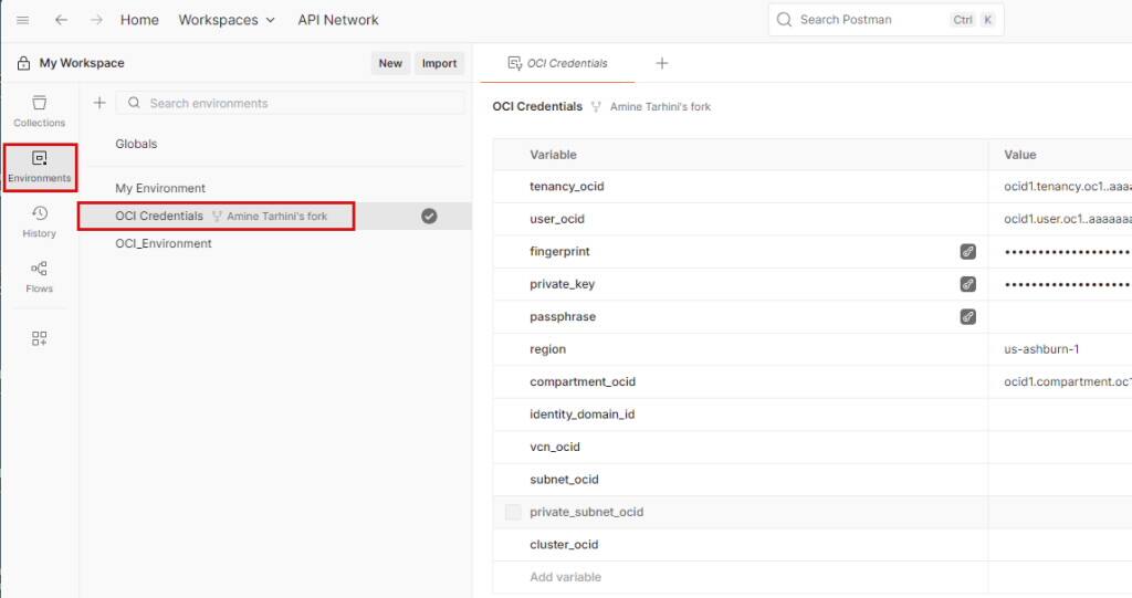 ポストマン環境