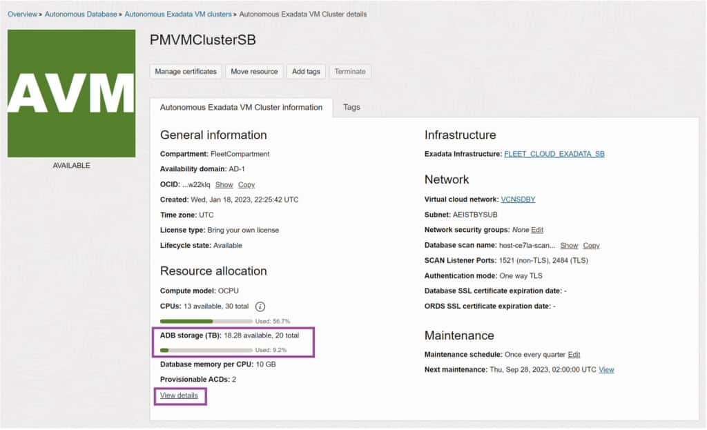 Enhanced Resource Usage Tracking in Oracle Autonomous Database on