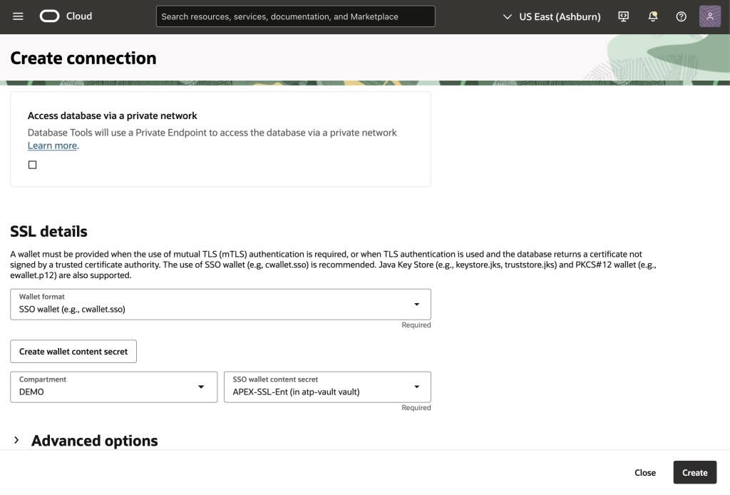 configurer ssl et créer une connexion