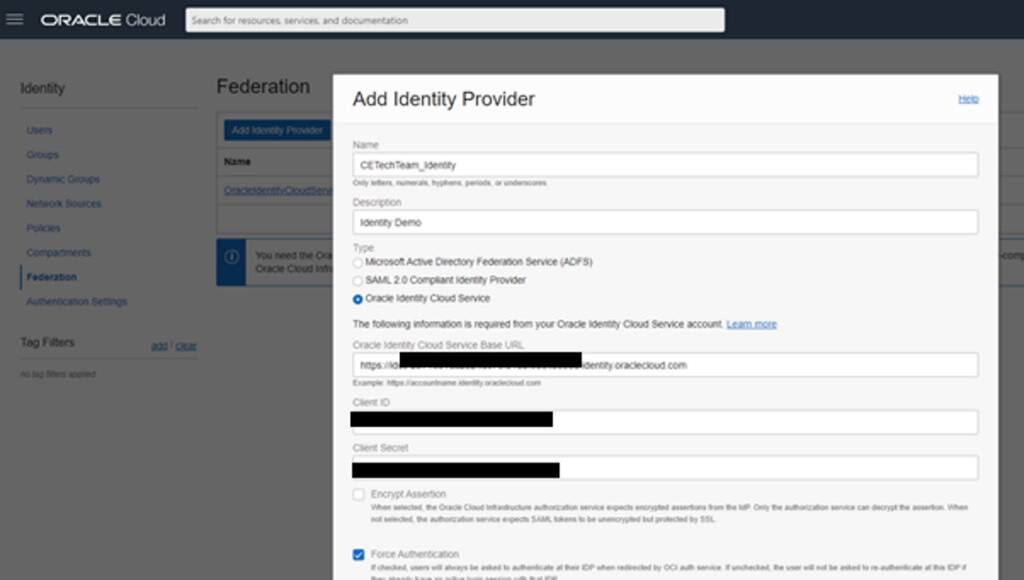 How to set up single sign-on between multiple Oracle Cloud ...