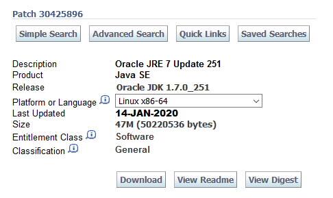 JRE 1.7.0_251 Certified With EBS Releases 12.2 And 12.1