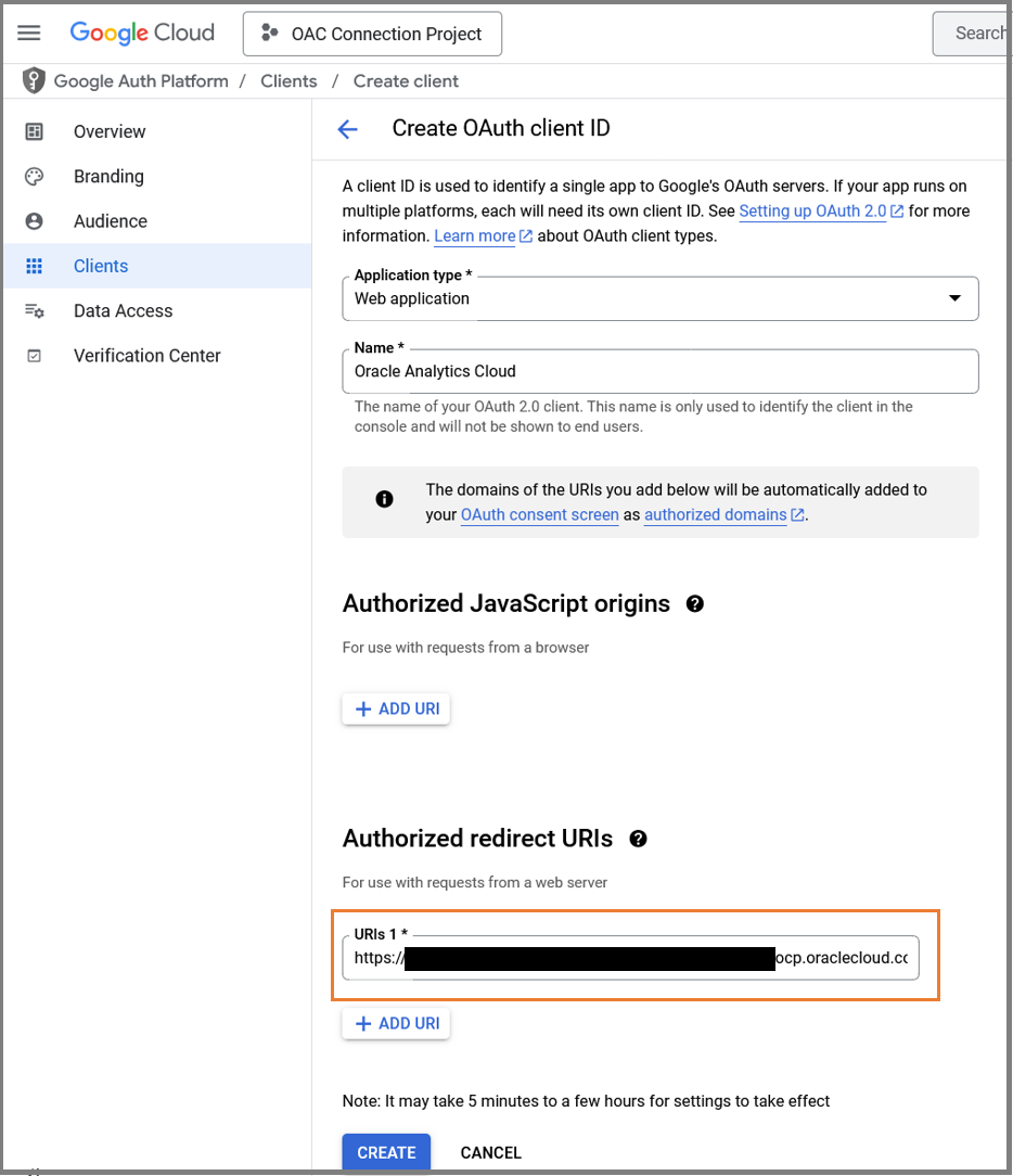 OAuth Consent screen 