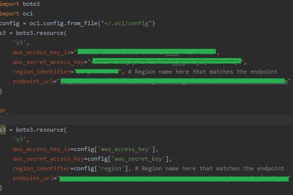 AWS S3 to OCI access best practices
