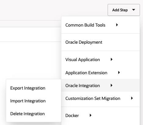 Integration build steps