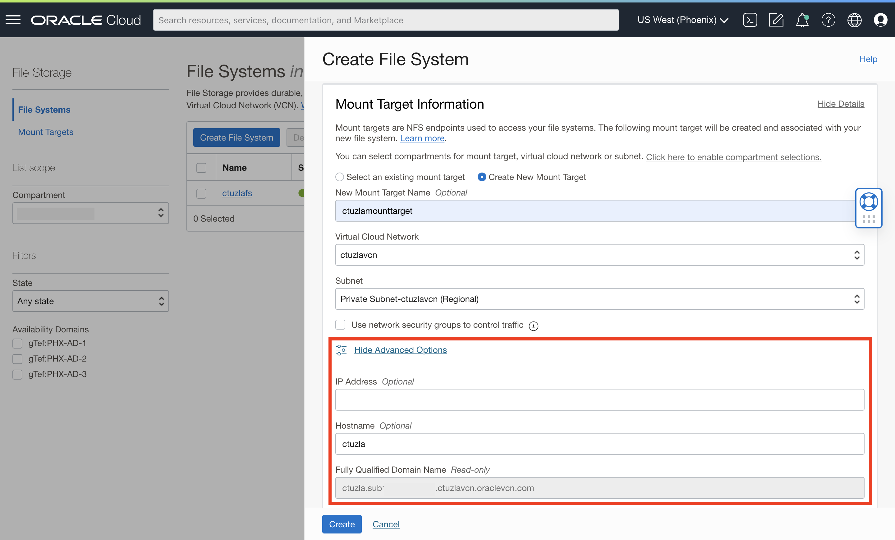 How to Attach a File System to your Autonomous Database