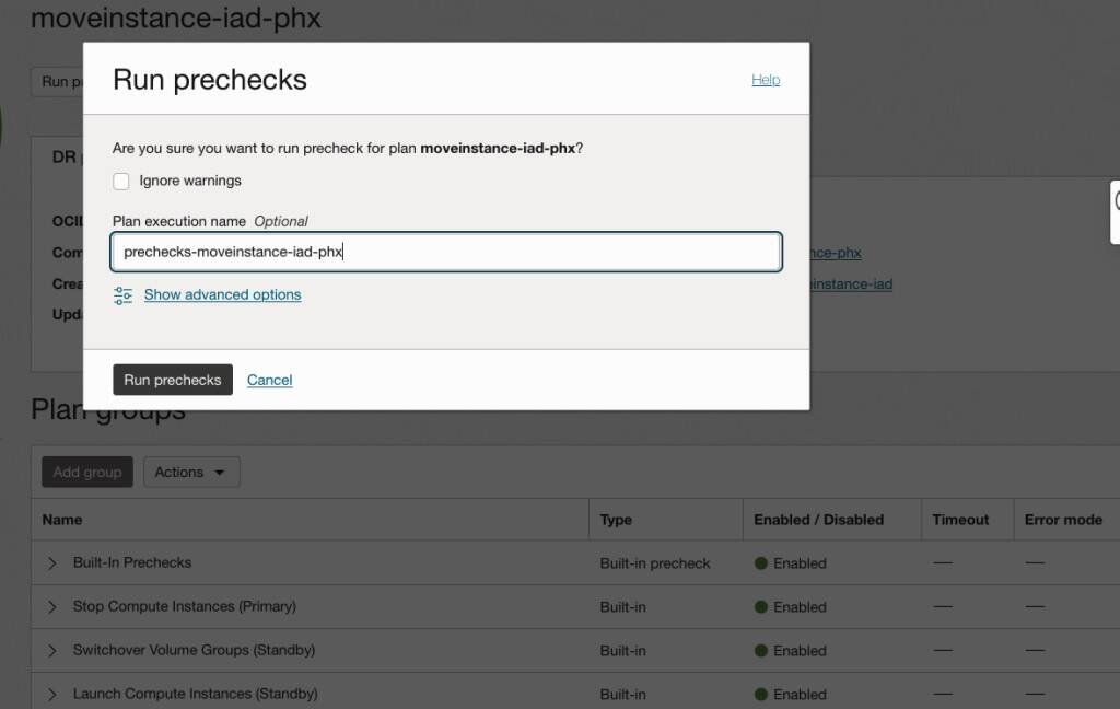 předběžné kontroly přechodu