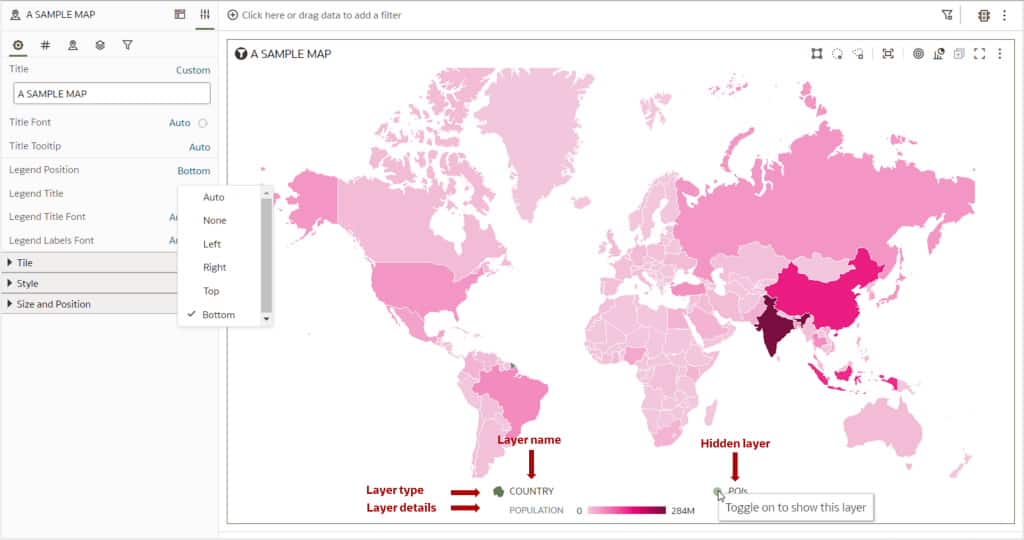 The Anatomy of a Map in Oracle Analytics Cloud
