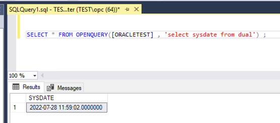 How to create Linked Server from Microsoft SQL Server to an Oracle ...