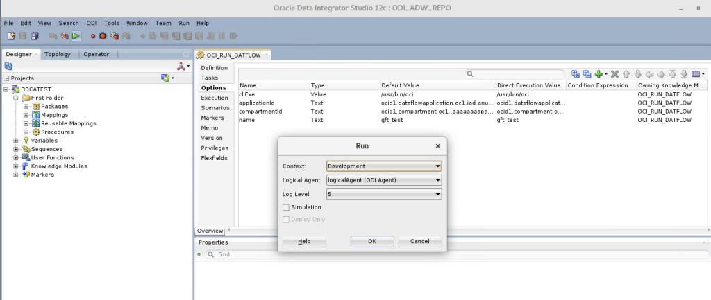 Create, Run and Schedule OCI DataFlow Application from ODI Marketplace