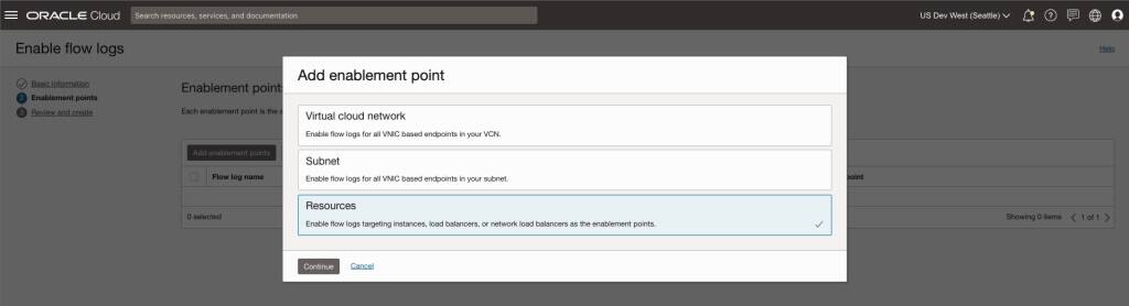Snímek obrazovky okna Přidat povolit bod se zvýrazněnou možností zdroje.