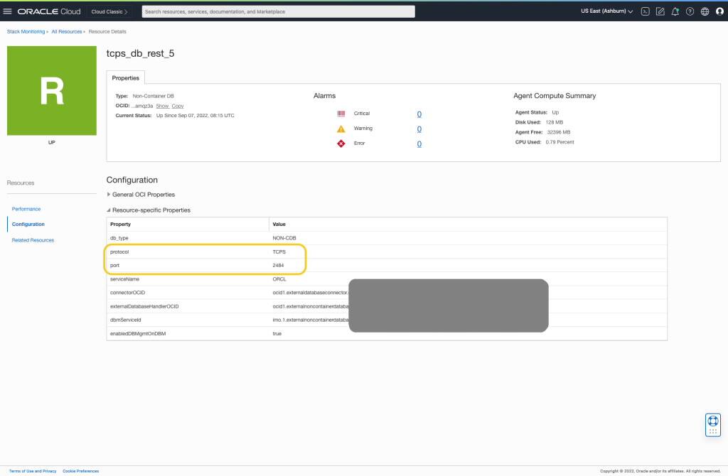 TCPS対応Oracle DatabaseをStack Monitoringで監視 (2022/11/04)