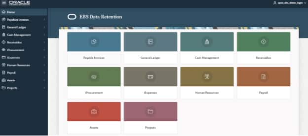 Předem sestavené sestavy pro moduly EBS v EBS Data Retention.