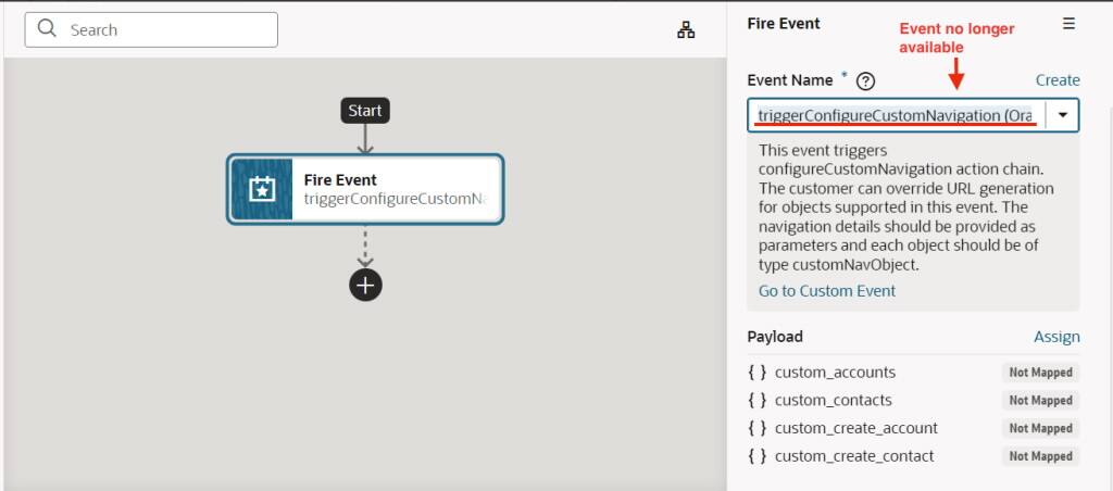 triggerConfigureCustomNavigation