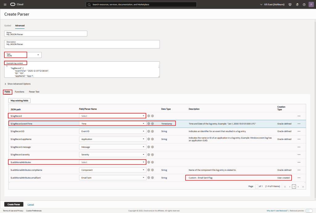 パーサーを作成する