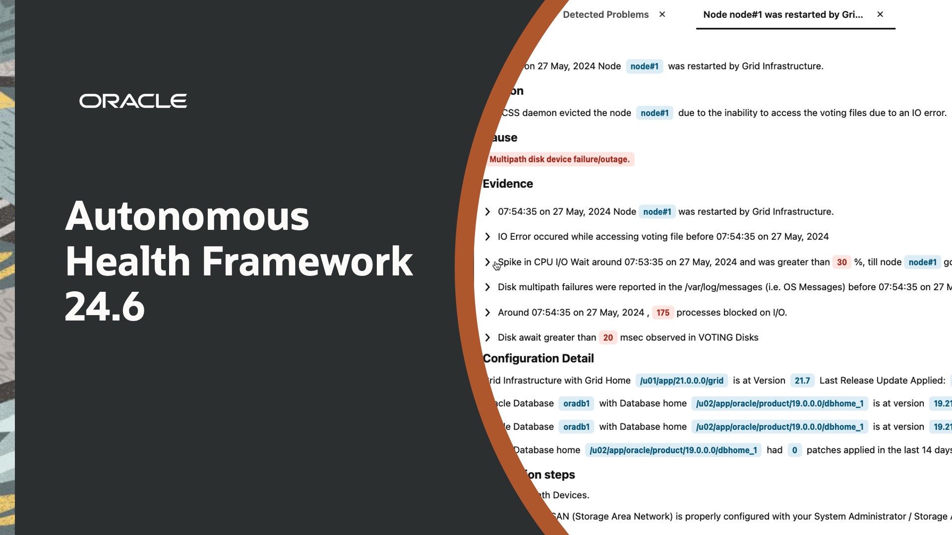 Automatic Solutions for Node Evictions with AHF 24.6