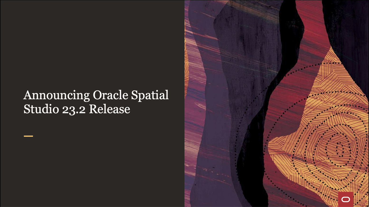Annoucing Oracle Spatial Studio 23.2 Release