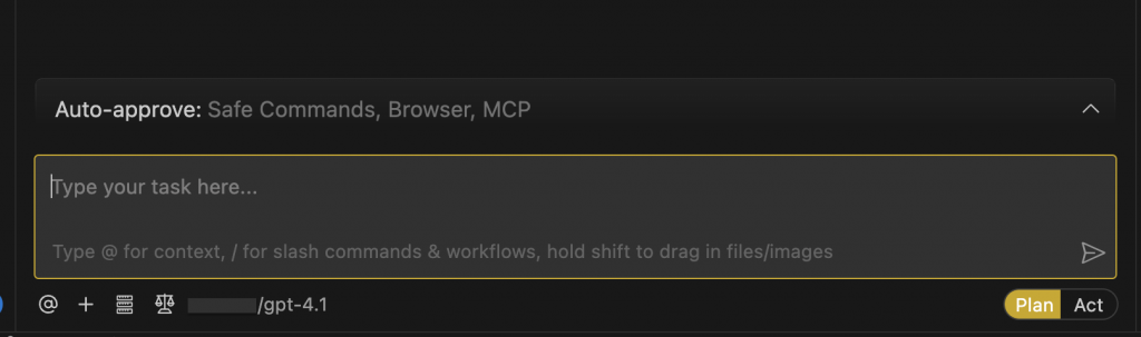 toggle-cline-plan-mode