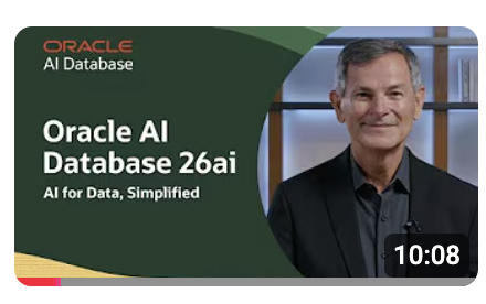 Oracle AI Database 26ai Intro Video