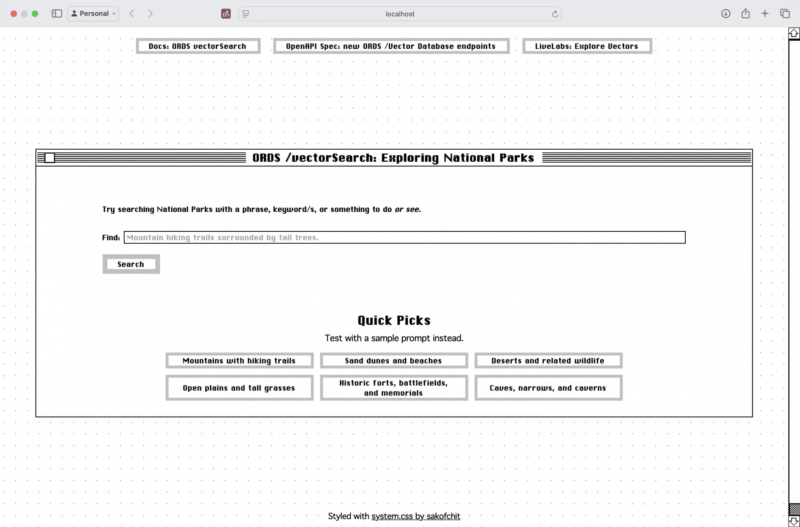 Pain Free Vector similarity search for your apps: Oracle Database REST APIs