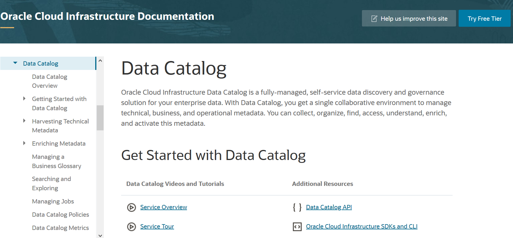 Better Collaboration Using Improved Metadata Curation, Search and Discovery for Data Lakes with Oracle Cloud Infrastructure Data Catalog’s New Release