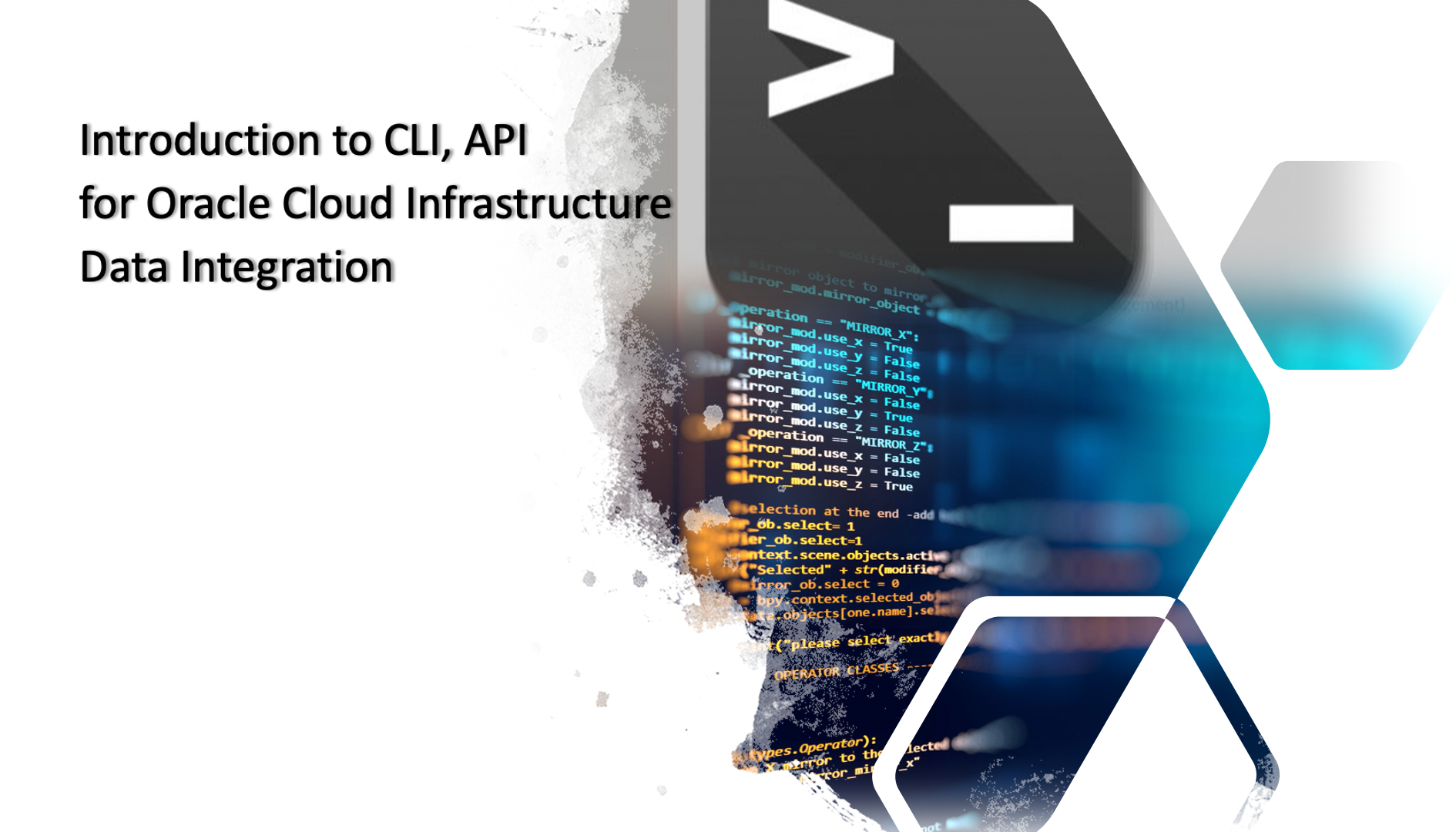 Introduction to CLI, API for Oracle Cloud Infrastructure (OCI) Data Integration