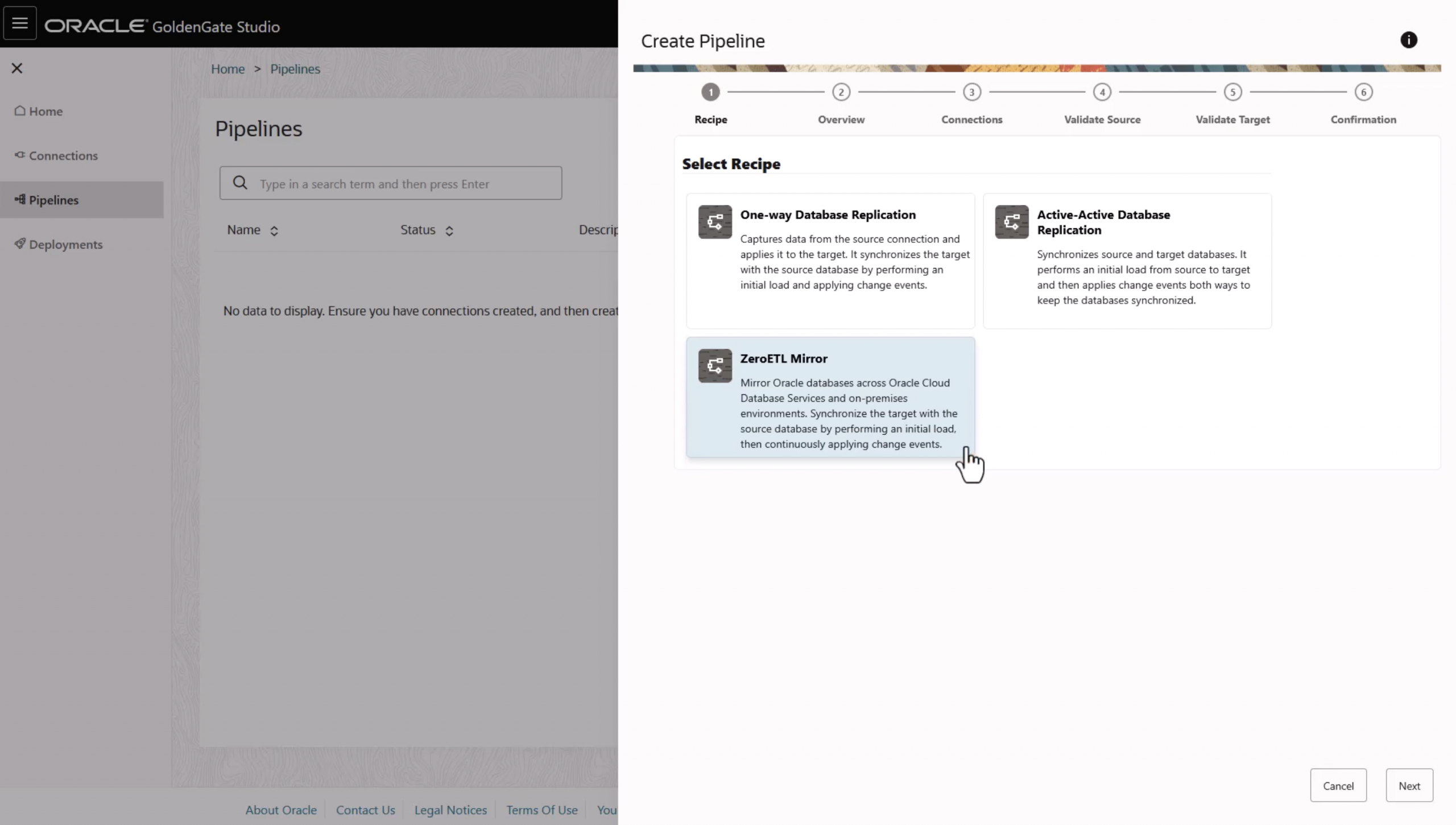 Oracle GoldenGate Studio 23ai for GoldenGate Free and commercial versions